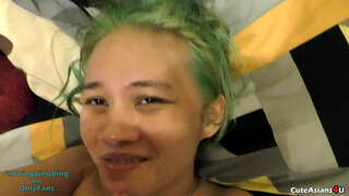 Blowjob POV Og Elsker En Cum Ansikts!