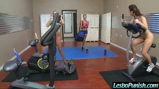 Жесткий секс жазалауды емдеуге Арасындағы ыстық және злыми лесбиянками (Блейк, Карли және Кенна) фильм-19